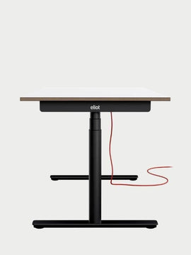 Eliot Black - mit Tischplatte Design-White